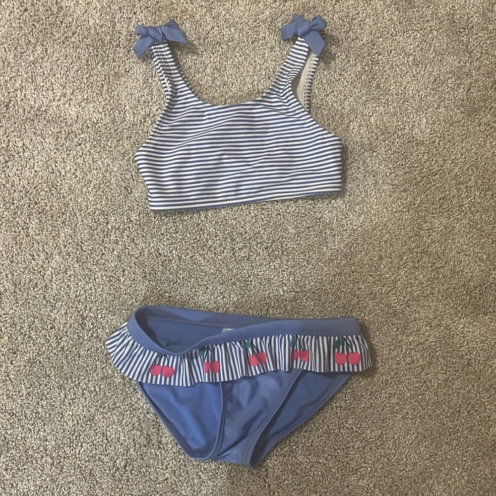 Blue bathing suit